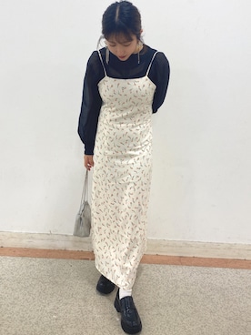 「byYOUANCE（バイユアンス）のアイテム」を使った、tomokaさん（レディース・153cm）の春コーディネート