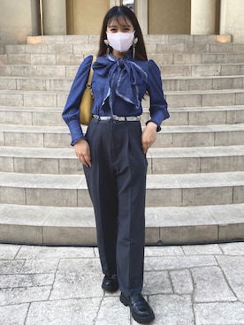 「byYOUANCE（バイユアンス）のアイテム」を使った、tomokaさん（レディース・153cm）の春コーディネート