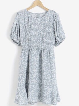 「MAJESTIC LEGON（マジェスティックレゴン）のガーリーフラワーミニワンピ（ワンピース）」を使った、愛蘭🩵さん（レディース・162cm）の夏コーディネート