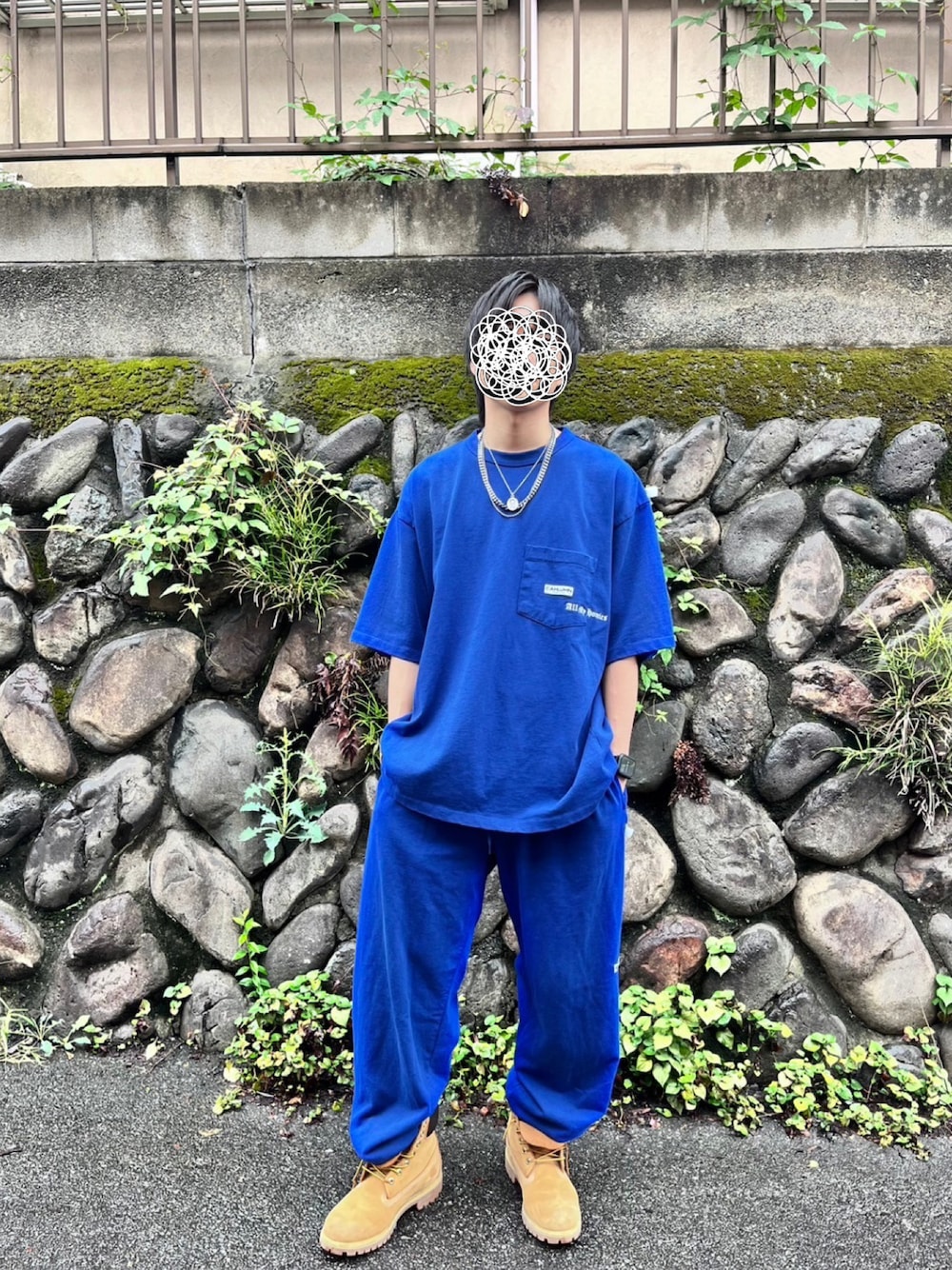 CAHLUMN/カウラム Wool Cotton Loop Back Sweat Pant/ウール