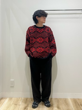 「EKAL（エカル）のアイテム」を使った、Ryoさん（メンズ・170cm）の冬コーディネート