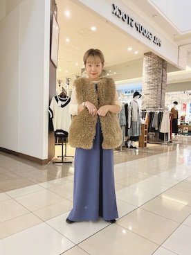 「CPCM（シーピーシーエム）のアイテム（ワンピース/ドレス）」を使った、黒澤沙織さん（レディース・143cm）の冬コーディネート