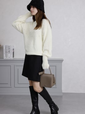 「新星WEARISTAにエントリー」｜acroさん（レディース・163cm）の冬コーディネート