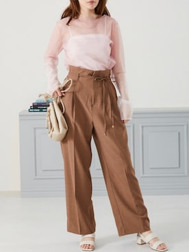 「acro（アクロ）のアイテム」を使った、acroさん（レディース・163cm）の春コーディネート