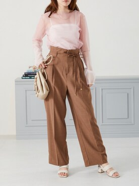 「肌見せ」｜acroさん（レディース・163cm）の夏コーディネート