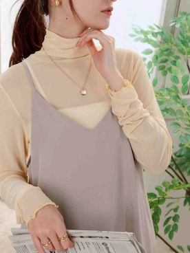 「acro（アクロ）のアイテム」を使った、acroさん（レディース・163cm）の春コーディネート