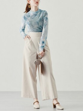 「肌見せ」｜acroさん（レディース・163cm）の夏コーディネート