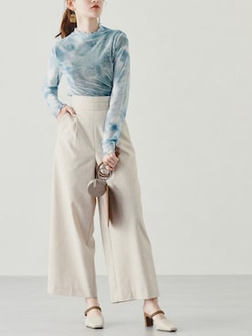 「acro（アクロ）のアイテム」を使った、acroさん（レディース・163cm）の春コーディネート