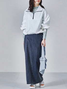 「acro（アクロ）のアイテム」を使った、acroさん（レディース・163cm）の冬コーディネート