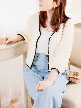 「acro（アクロ）のアイテム（パンツ）」を使った、acroさん（レディース・163cm）の冬コーディネート