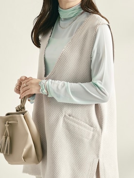 「acro（アクロ）のアイテム」を使った、acroさん（レディース・163cm）の春コーディネート