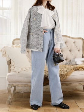 「acro（アクロ）のアイテム」を使った、acroさん（レディース・163cm）の春コーディネート