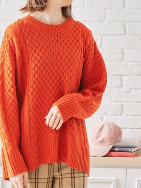 「acro（アクロ）のアイテム」を使った、acroさん（レディース・163cm）の秋コーディネート