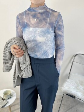 「acro（アクロ）のアイテム」を使った、acroさん（レディース・163cm）の春コーディネート