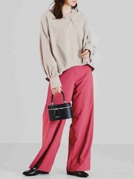 「acro（アクロ）のアイテム」を使った、acroさん（レディース・163cm）の冬コーディネート