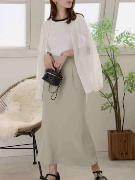 「acro（アクロ）のアイテム」を使った、acroさん（レディース・163cm）の夏コーディネート