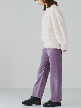 「acro（アクロ）のアイテム」を使った、acroさん（レディース・163cm）の秋コーディネート