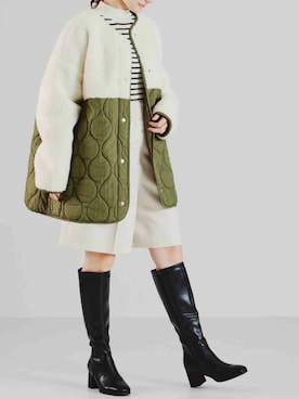 「acro（アクロ）のアイテム」を使った、acroさん（レディース・163cm）の冬コーディネート