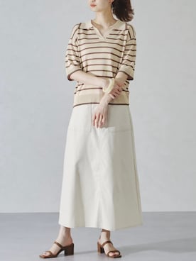 「アツいコーデ全部見せ」｜acroさん（レディース・163cm）の夏コーディネート