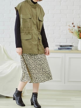 「acro（アクロ）のアイテム」を使った、acroさん（レディース・163cm）の春コーディネート