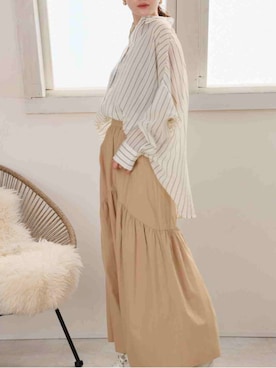 「acro（アクロ）のアイテム」を使った、acroさん（レディース・163cm）の春コーディネート