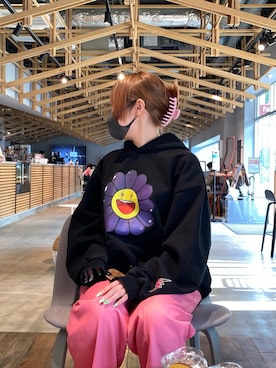 「H&M（エイチ・アンド・エム）のアイテム（ヘアアクセサリー）」を使った、容易い御用さん（レディース・159cm）の秋コーディネート