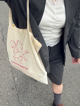 「アイテム（ソックス/靴下）」を使った、yamchaさん（レディース・164cm）の秋コーディネート