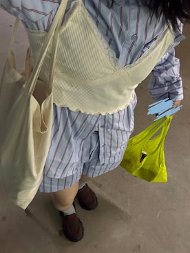 「H&M（エイチ・アンド・エム）のアイテム（キャミソール）」を使った、yamchaさん（レディース・164cm）の秋コーディネート