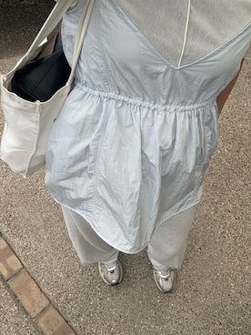 「NIKE（ナイキ）のNIKE W V2K RUN / ナイキ ウィメンズ V2K ラン 【SP】（スニーカー）」を使った、yamchaさん（レディース・164cm）の夏コーディネート