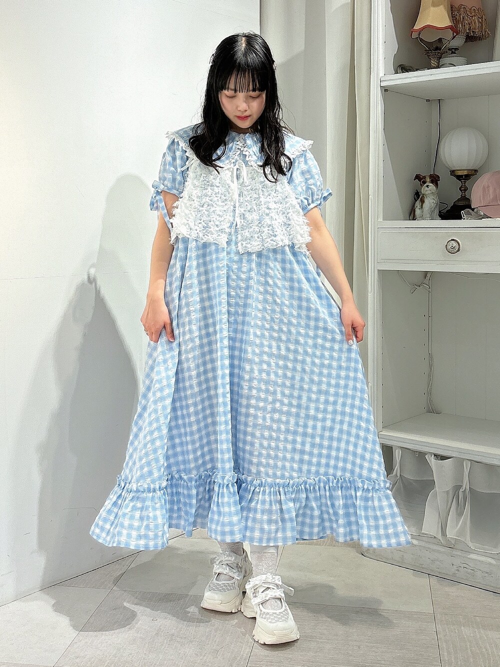 merry jenny リボンラバーシューズ merry jenny PUリボンラバー