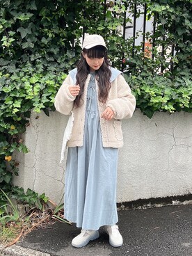 「merry jenny（メリージェニー）のアイテム（その他）」を使った、ayakaさん（レディース・156cm）の冬コーディネート