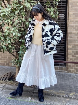 ayakaさん（レディース・156cm）の冬コーディネート