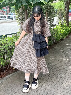 ayakaさん（レディース・156cm）の夏コーディネート