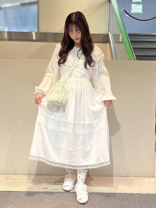 merry jenny（メリージェニー） ワンピース airy lace collar