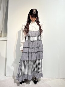 イレギュラーレースキャミワンピース｜メリージェニー（merry jenny