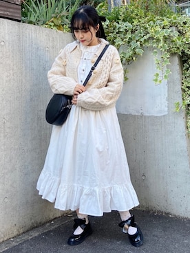 「アイテム（その他シューズ）」を使った、ayakaさん（レディース・156cm）の冬コーディネート