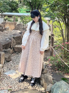 「アイテム（その他ヘアアクセサリー）」を使った、ayakaさん（レディース・156cm）の夏コーディネート