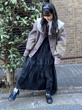 ayakaさん（レディース・156cm）の冬コーディネート