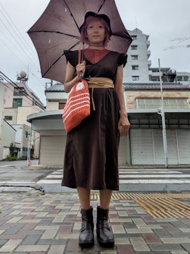 「WEGO（ウィゴー）のアイテム（バッグ）」を使った、kanaさん（レディース・164cm）の秋コーディネート