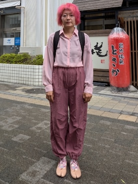 「WEGO（ウィゴー）のアイテム（パンツ）」を使った、kanaさん（レディース・164cm）の秋コーディネート