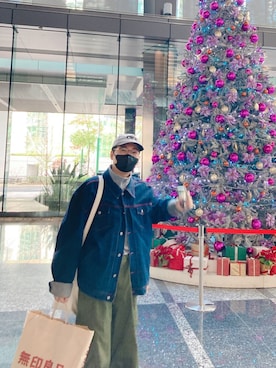 「Guess（ゲス）のアイテム（ジャケット/アウター）」を使った、nZmさん（メンズ・175cm）の冬コーディネート