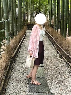 「AS as know as（エーエス アズノウアズ）のアイテム（トップス）」を使った、tomokoさん（レディース・158cm）の夏コーディネート