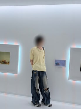 「GRANCY（グランシー）のアイテム（パンツ）」を使った、ゆどうふさん（メンズ・179cm）の秋コーディネート