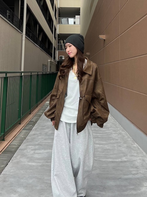 新品タグ付き　JEANASIS モンスターブルゾン　ブラウン 楽天市場】【SALE／50%OFF】モンスターブルゾン JEANASIS ジーナシス