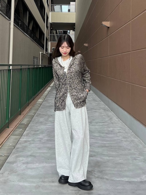 セール】MIXクラッシュダブルZIPフーディ/605960（パーカー