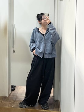 「JEANASIS（ジーナシス）のアイテム」を使った、みさみささん（レディース・153cm）の秋コーディネート