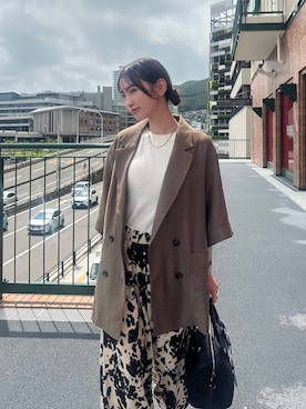 「JEANASIS（ジーナシス）のオーバーラップスニーカー/325991（スニーカー）」を使った、みさみささん（レディース・153cm・20代）の夏コーディネート