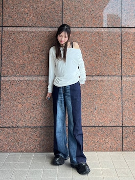 「アイテム（チョーカー）」を使った、みさみささん（レディース・153cm）の夏コーディネート