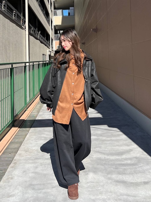 ジーナシス　モンスターブルゾン　ブラック系FREEサイズ ジーナシスモンスターブルゾンブラック系FREEサイズ