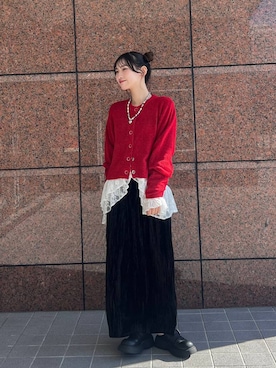 「アイテム（サンダル）」を使った、みさみささん（レディース・153cm・20代）の冬コーディネート